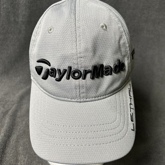 Taylormade Adjustable Golf Hat RBZ Lethal Gray Cap - Picture 2 of 8